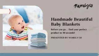 Handmade Beautiful Baby Blankets in Australia