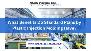 What Benefits Do Standard Plans by Plastic Injection Molding Have?