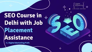SEO Course in Delhi with Job Placement Assistance