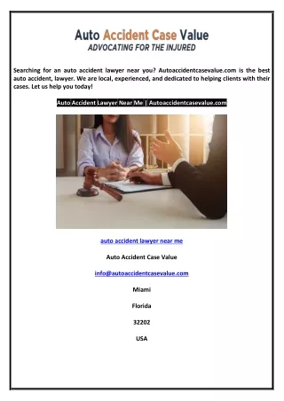 auto accident lawyer near me