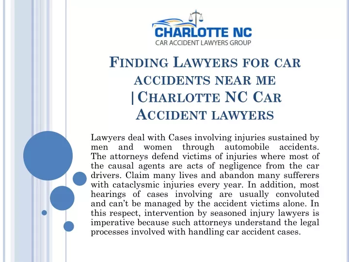 finding lawyers for car accidents near me charlotte nc car accident lawyers
