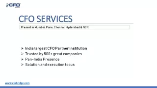 cfo services