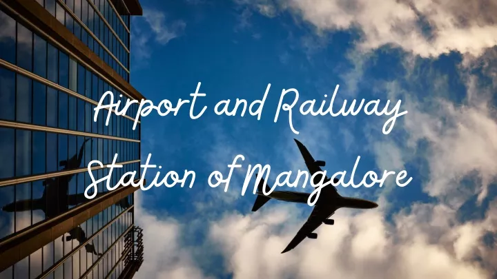 airport and railway station of mangalore