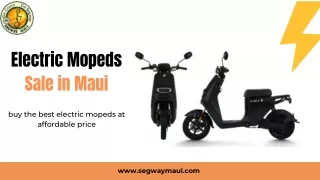 electric mopeds sale in maui buy the best