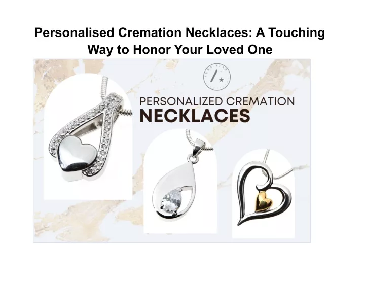 personalised cremation necklaces a touching