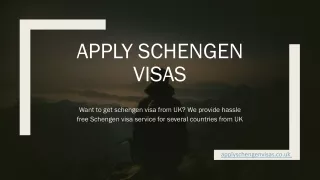 Apply Schengen Visas 01