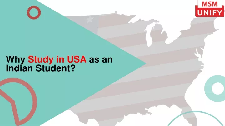 why study in usa as an indian student