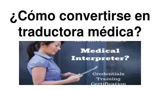 c mo convertirse en traductora m dica