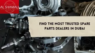 Reliable Spare Parts Dealers in Dubai - Al Shamali Auto Parts