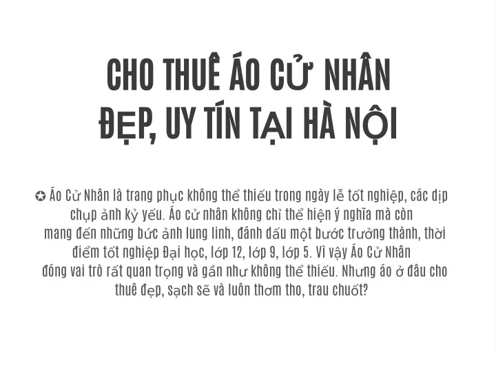 cho thu o c nh n p uy t n t i h n i