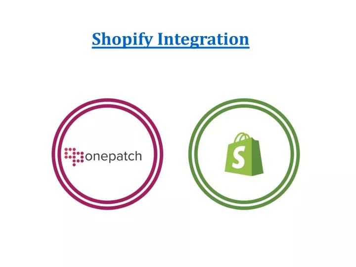 shopify integration
