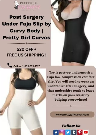 Post Surgery Under Faja Slip by Curvy Body  Pretty Girl Curves