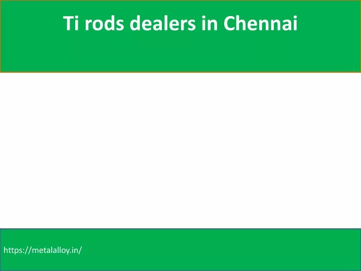 ti rods dealers in chennai