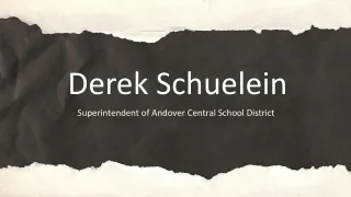 Derek Schuelein - An Assertive Professional - New York