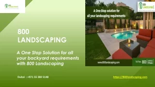 800 landscaping