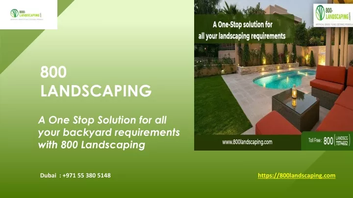 800 landscaping