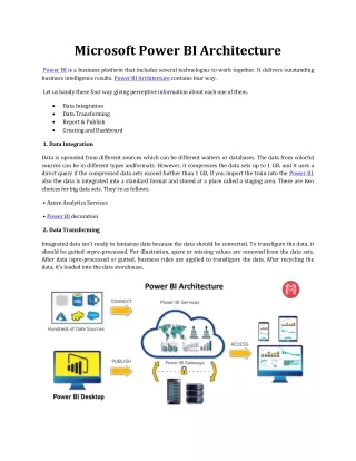 microsoft power bi architecture