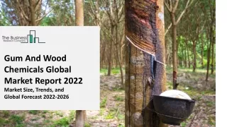 Gum And Wood Chemicals Global Market Report 2023