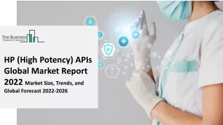 HP (High Potency) APIs Global Market Report 2023