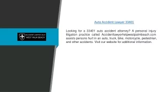 Auto Accident Lawyer 33401 | Accidentlawyerhelpwestpalmbeach.com