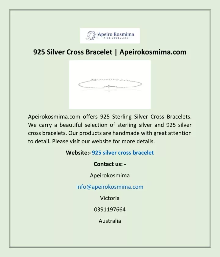925 silver cross bracelet apeirokosmima com