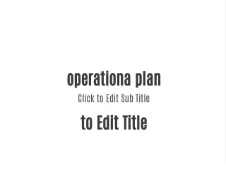 operationa plan click to edit sub title