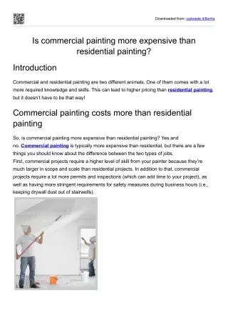 commercial painting in adelaide