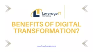 benefits of digital transformation