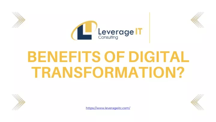 benefits of digital transformation