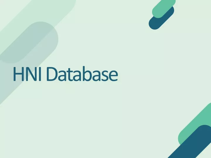 hni database