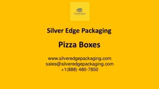 Info about Pizza Boxes