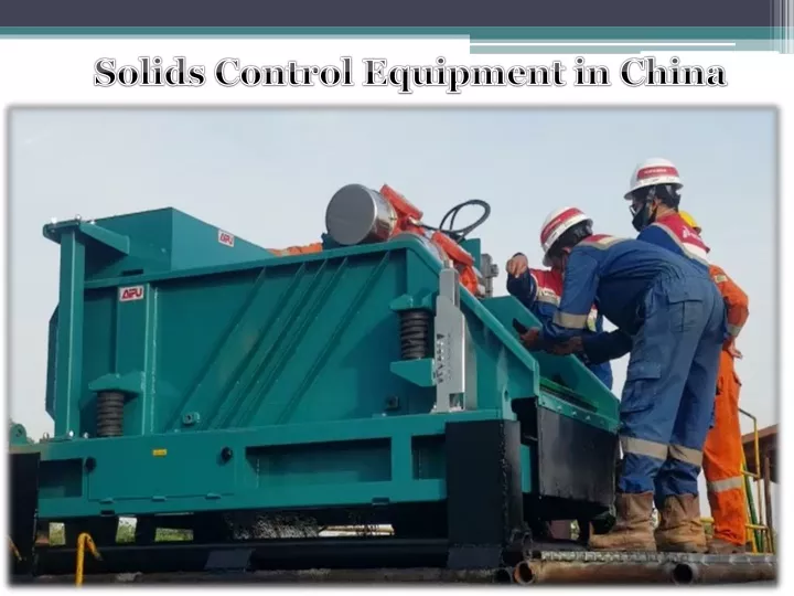solids control equipment in china