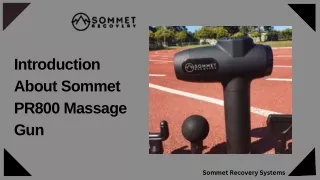 Introduction About Sommet PR800 Massage Gun