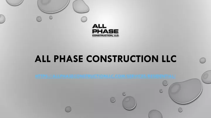all phase construction llc