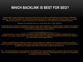 which backlink is best for seo