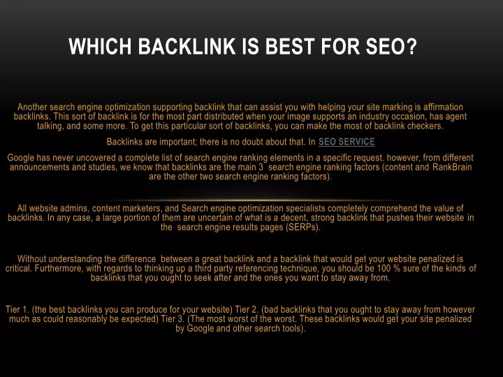 which backlink is best for seo