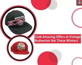 Grab Amazing Offers at Vintage Budweiser Hat These Winters