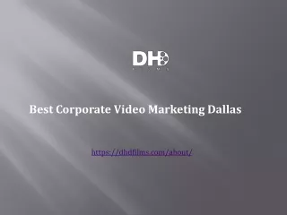 Best Corporate Video Marketing Dallas