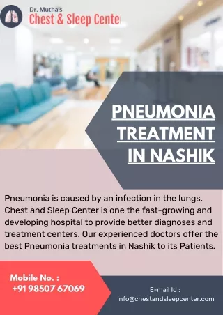 Pneumonia treatment in Nashik