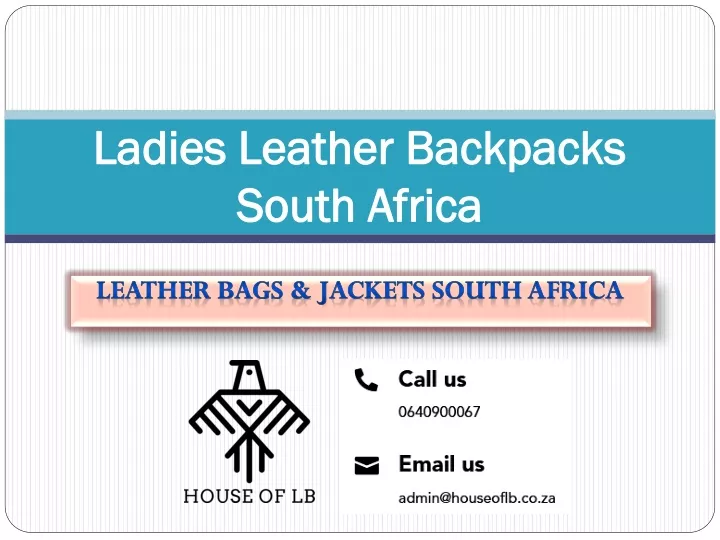 ladies leather backpacks south africa