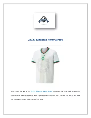 bring home the win in the 22 23 morocco away