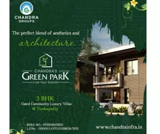 Gated community villas in shamirpet