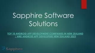 sapphire software solutions
