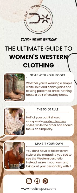 THE ULTIMATE GUIDE TO WOMEN'S WESTERN CLOTNING