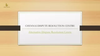 Alternative Dispute Resolution Centre | Cdrcentre.com