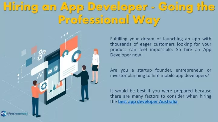 hiring an app developer going the professional way