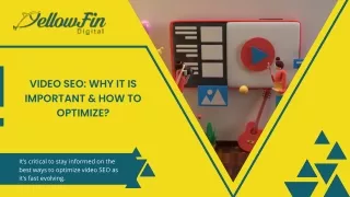 video seo why it is important how to optimize