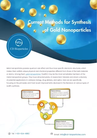 current methods for synthesis of gold