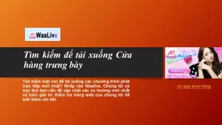 t m ki m t i xu ng c a h ng tr ng b y