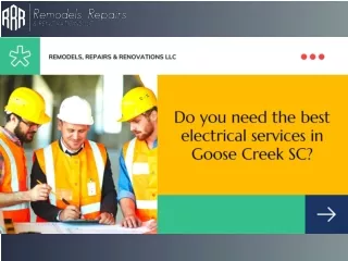 Do You Need The Best Electrical Services in Goose Creek SC ?
